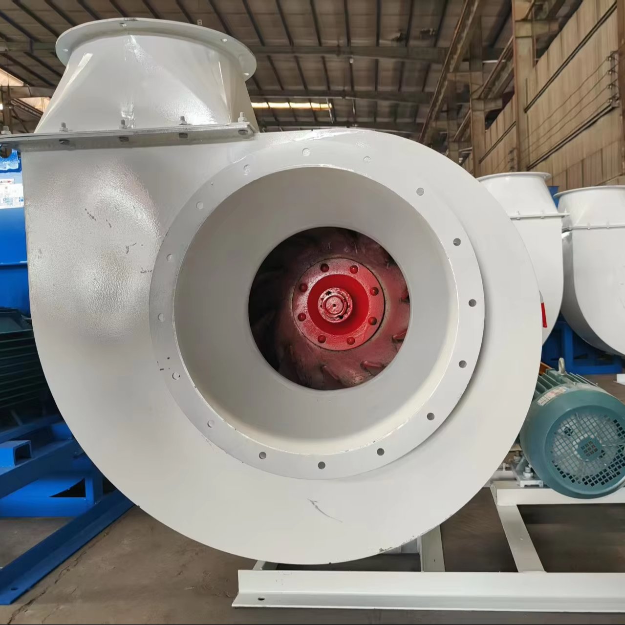 AC Centrifugal Cast Iron Fan for Indoor Ventilation Cooling Dust Removal Customizable OEM for Hotels Shopping Malls 380V